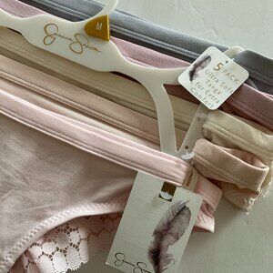 JESSICA SIMPSON 5 Pack Ultra Soft Panties Size M